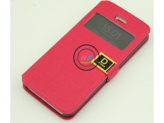 7834 funda de piel flip cover identificacion de llamadas para iphone 55s rosa.jpeg