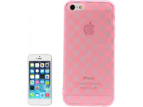 8621 funda tpu iphone 55s textura cuadros rosa.jpeg