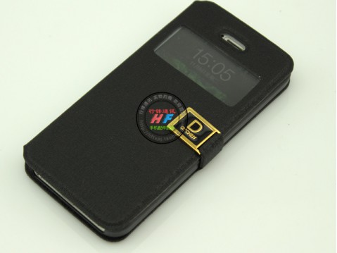 8946 funda de piel flip cover identificacion de llamadas iphone 6 negro.jpeg