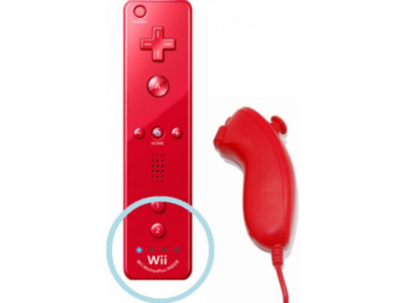 Comprar Wii Remote + Nunchuck.Original. Rojo para Wii Mini. con envío en 24  horas 